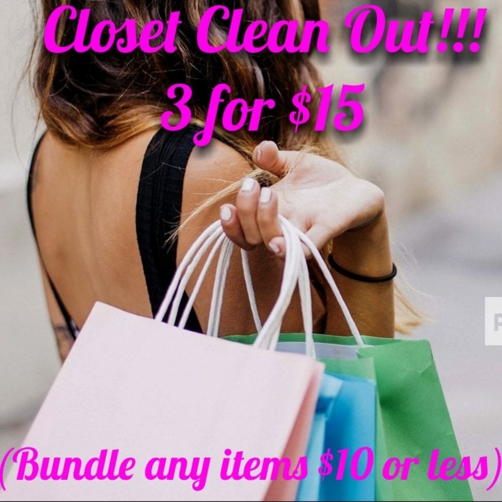 BUNDLE any 3 or more items in closet $10 or less